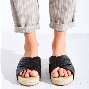 nwot dolce vita espadrille slides size 8.5